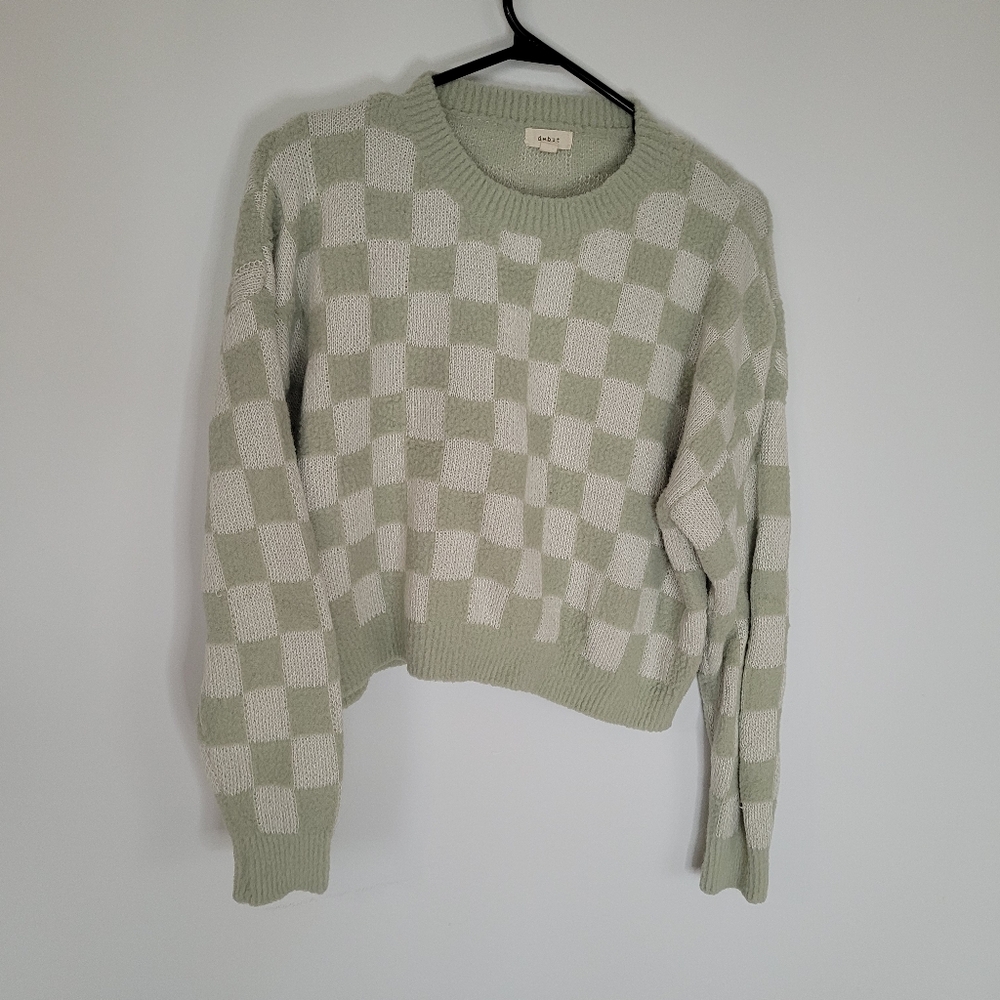 Debut Knit Cropped Sqeater size large